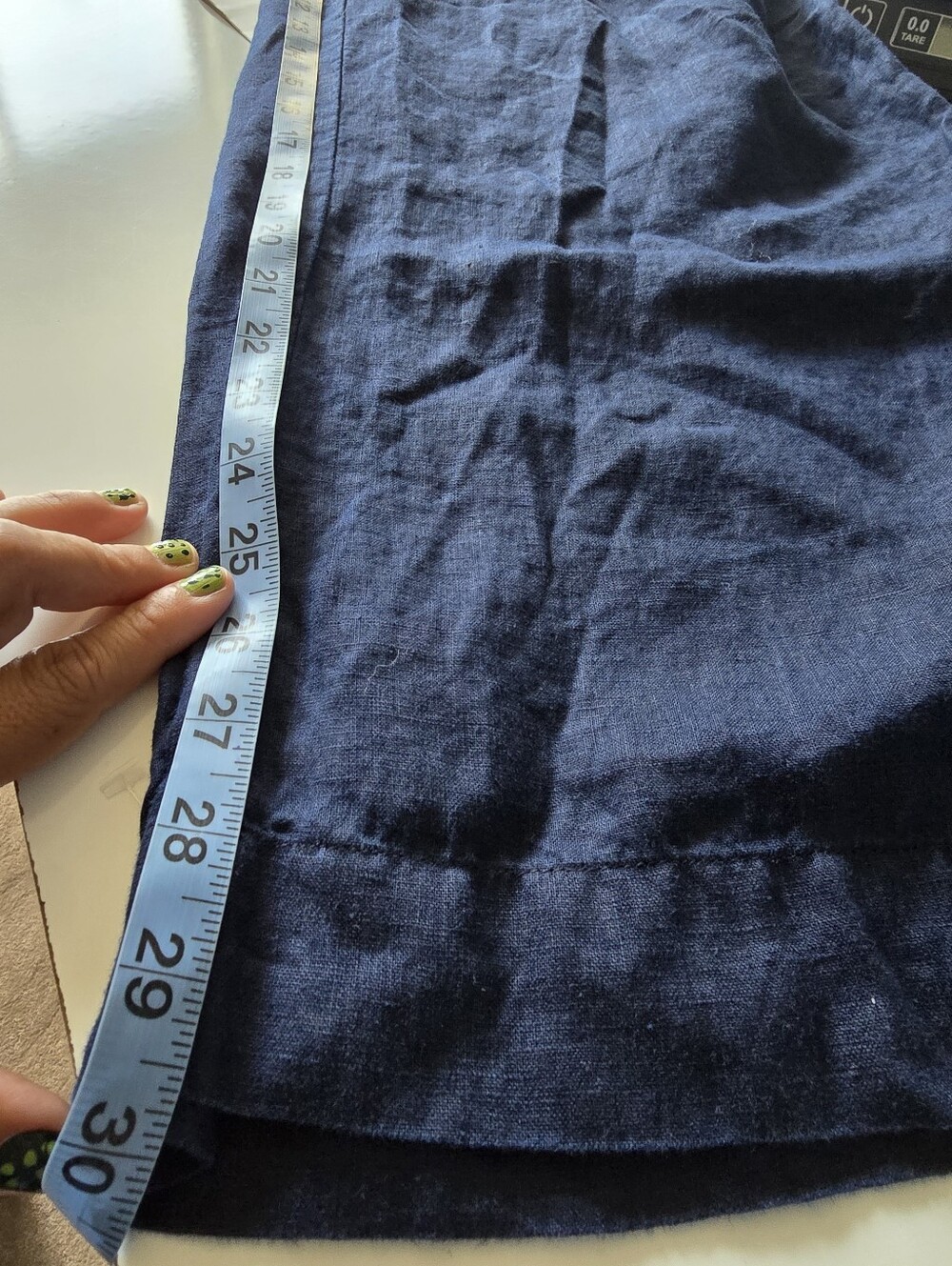 Quince European Linen Wide-Leg Pants Deep Navy XL - Picture 8 of 8